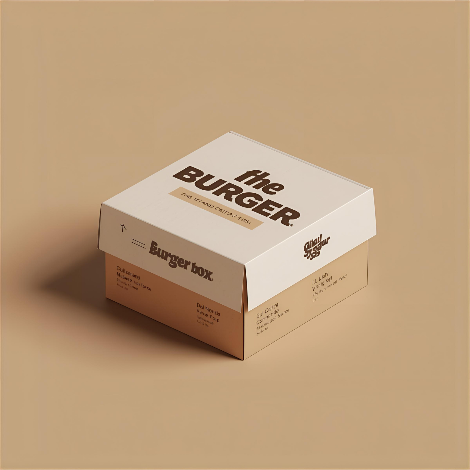 Mersin Ambalaj Burger Kutusu